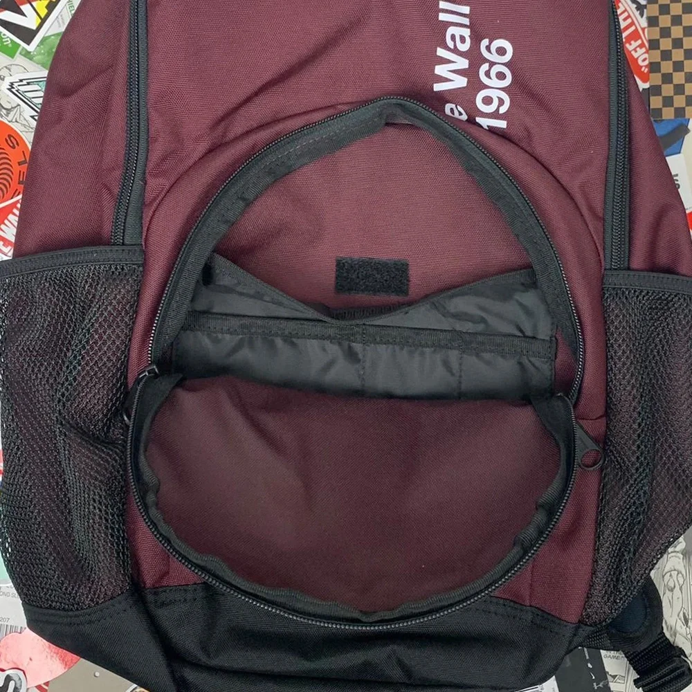 Vans Backpack Alumni 3 Burgundy classic NWT - Picture 4 of 4